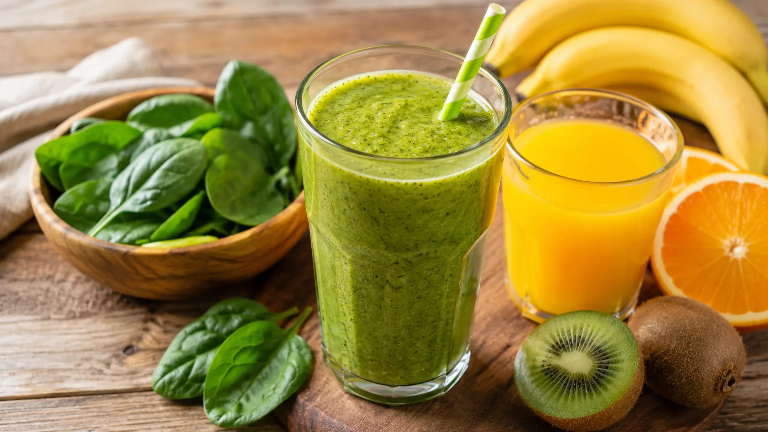 Smoothie vert détoxifiant